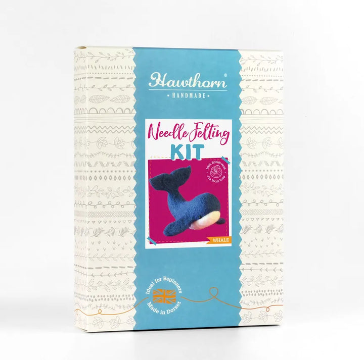 Whale Needle Felting Kit by Hawthorn Handmade