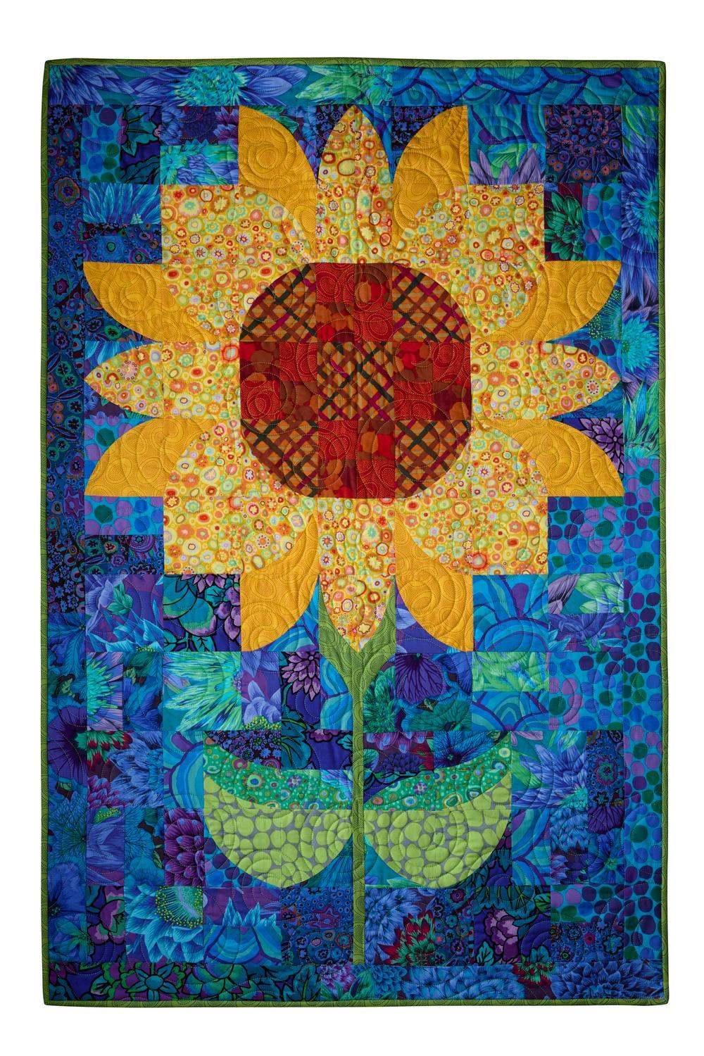Posh Sunflower Wall Hanging Kit by Sew Kind of Wonderful