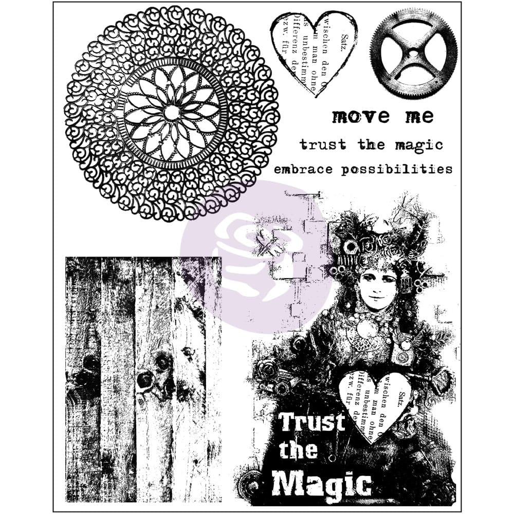 Finnabair Cling Mounted Stamps - Trust the Magic
