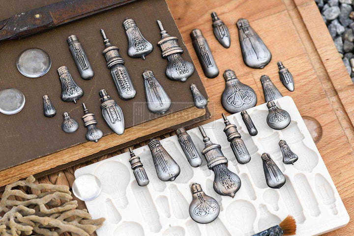 Finnabair Moulds - Vintage LIght Bulbs