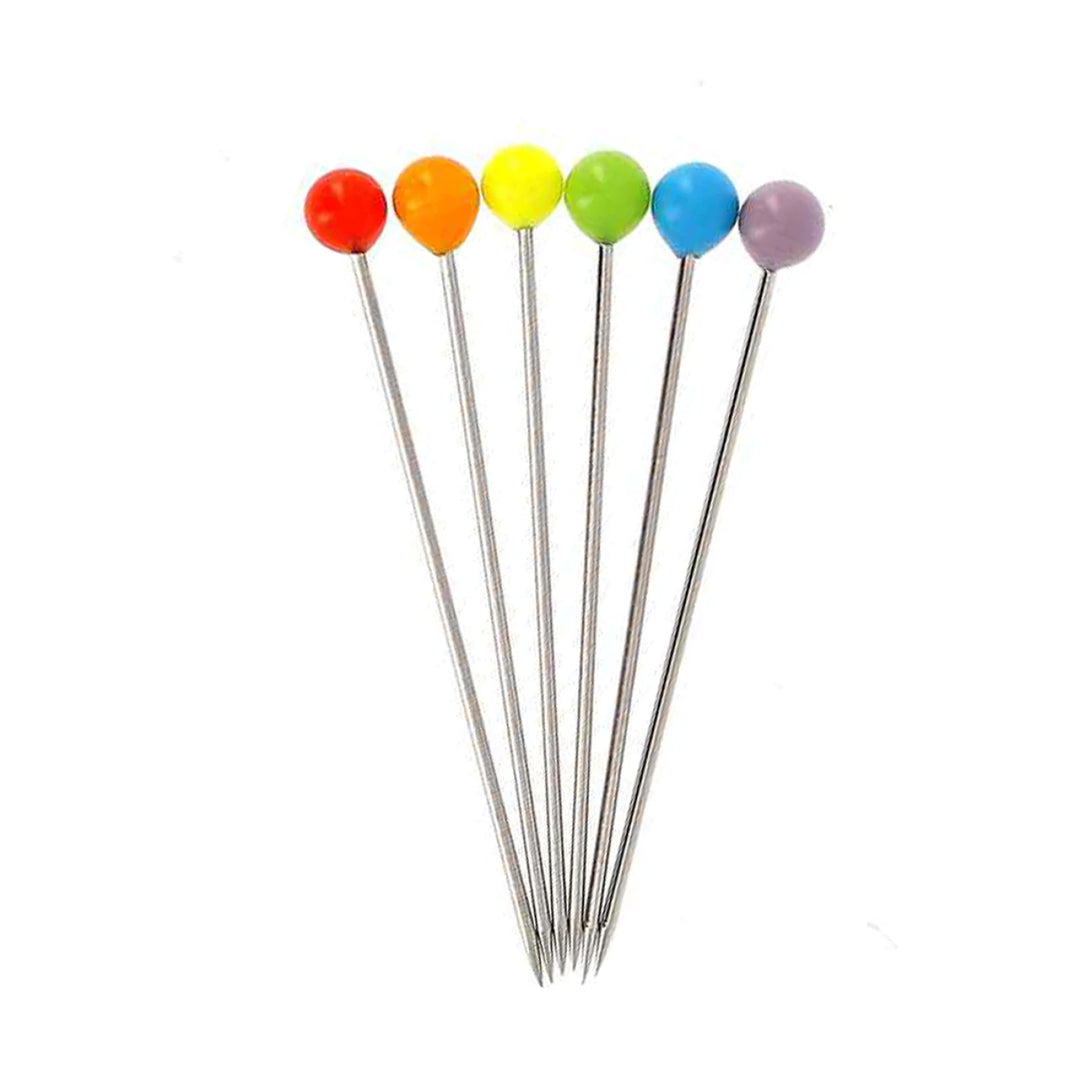 Bohin Glass Head Pins 1-3/16in, 80 Pins