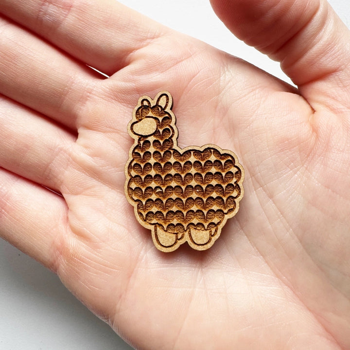 Alpaca Wooden Needle Minder