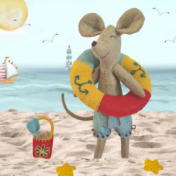 Little Mouse at the Seaside Felt Doll Mini Ki Little Mouse at the Seaside Felt Doll Mini Ki