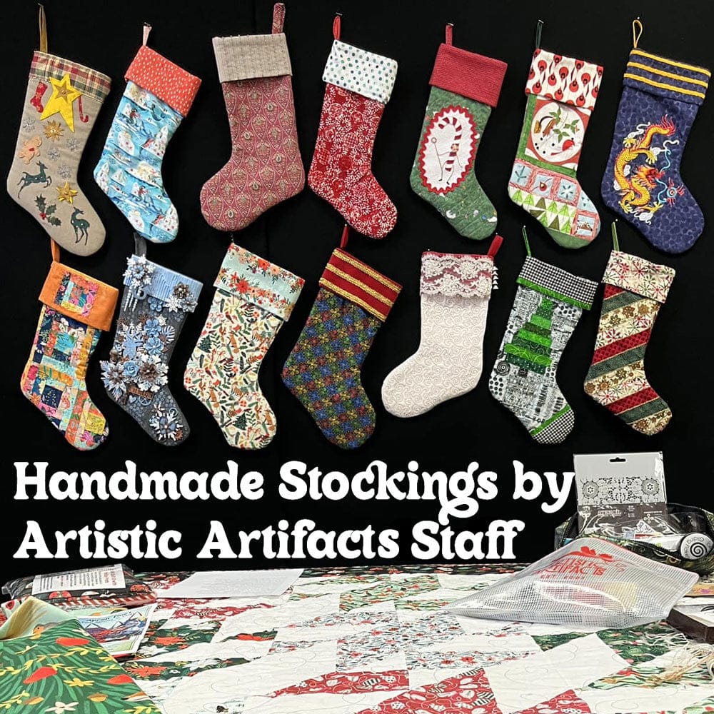 Handmade Christmas stockings by Artistic Artifacts