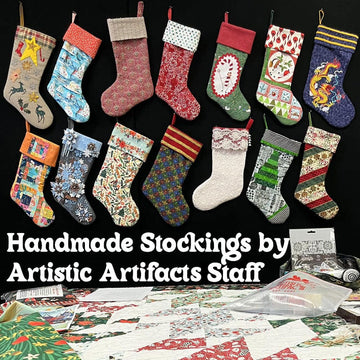 Handmade Christmas stockings by Artistic Artifacts