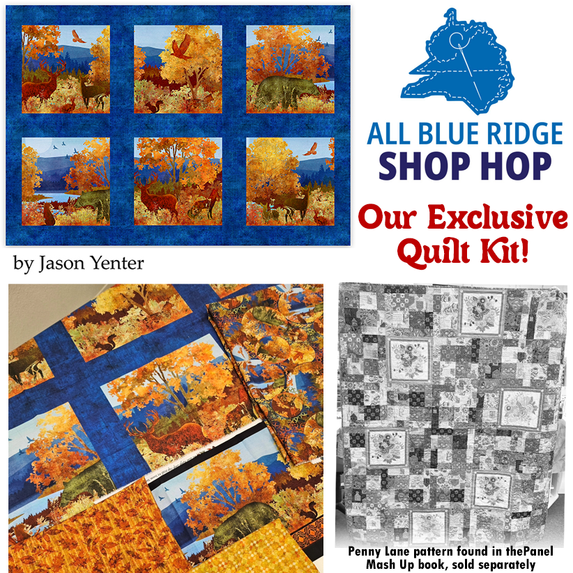 Pre-Order: All Blue Ridge Shop Hop - Quilt Kit - Virginia Mountains