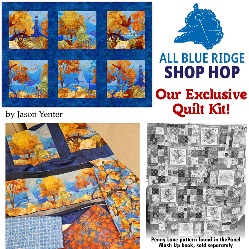 Pre-Order: All Blue Ridge Shop Hop - Quilt Kit - Virginia Oceanview