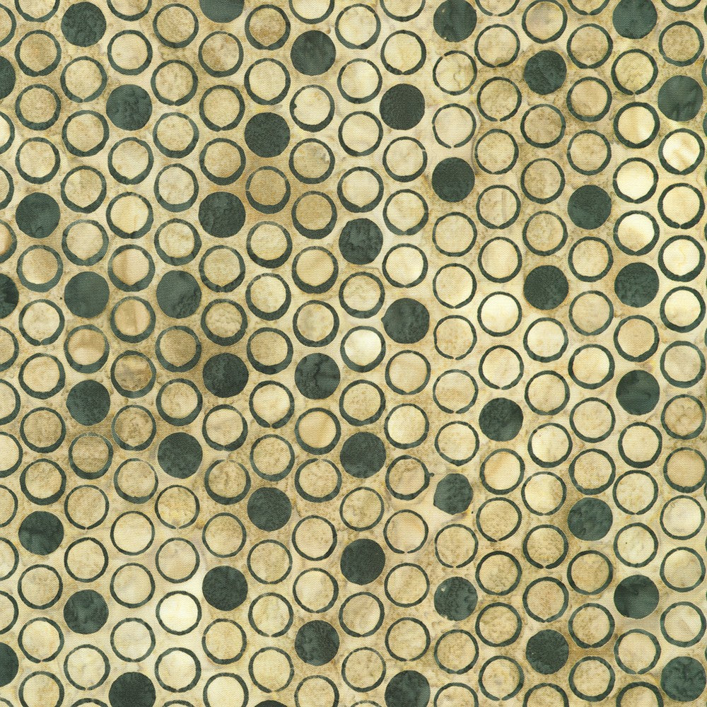 Artisan Batiks - Concerto - Circles, Charcoal