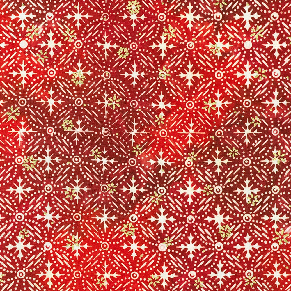 Red & gold patterned design
