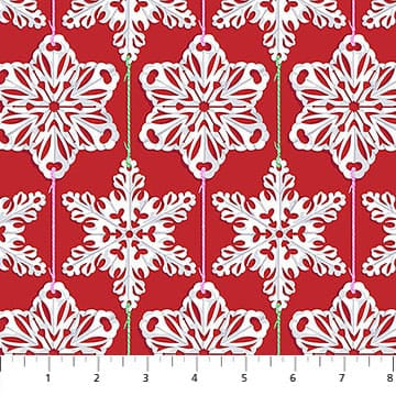 Cozy Christmas by Anna Maria - Paperflakes, Red Hot | Artistic Artifacts