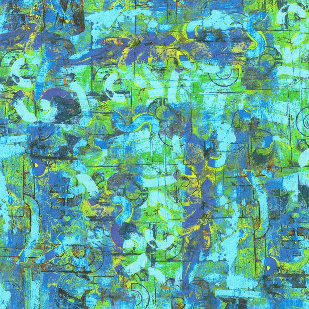 Urban Archeology - Letter Collage, Waterfall