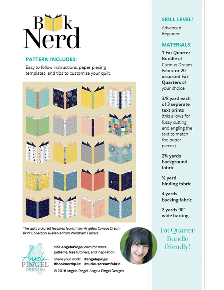 Book Nerds Quilt Pattern