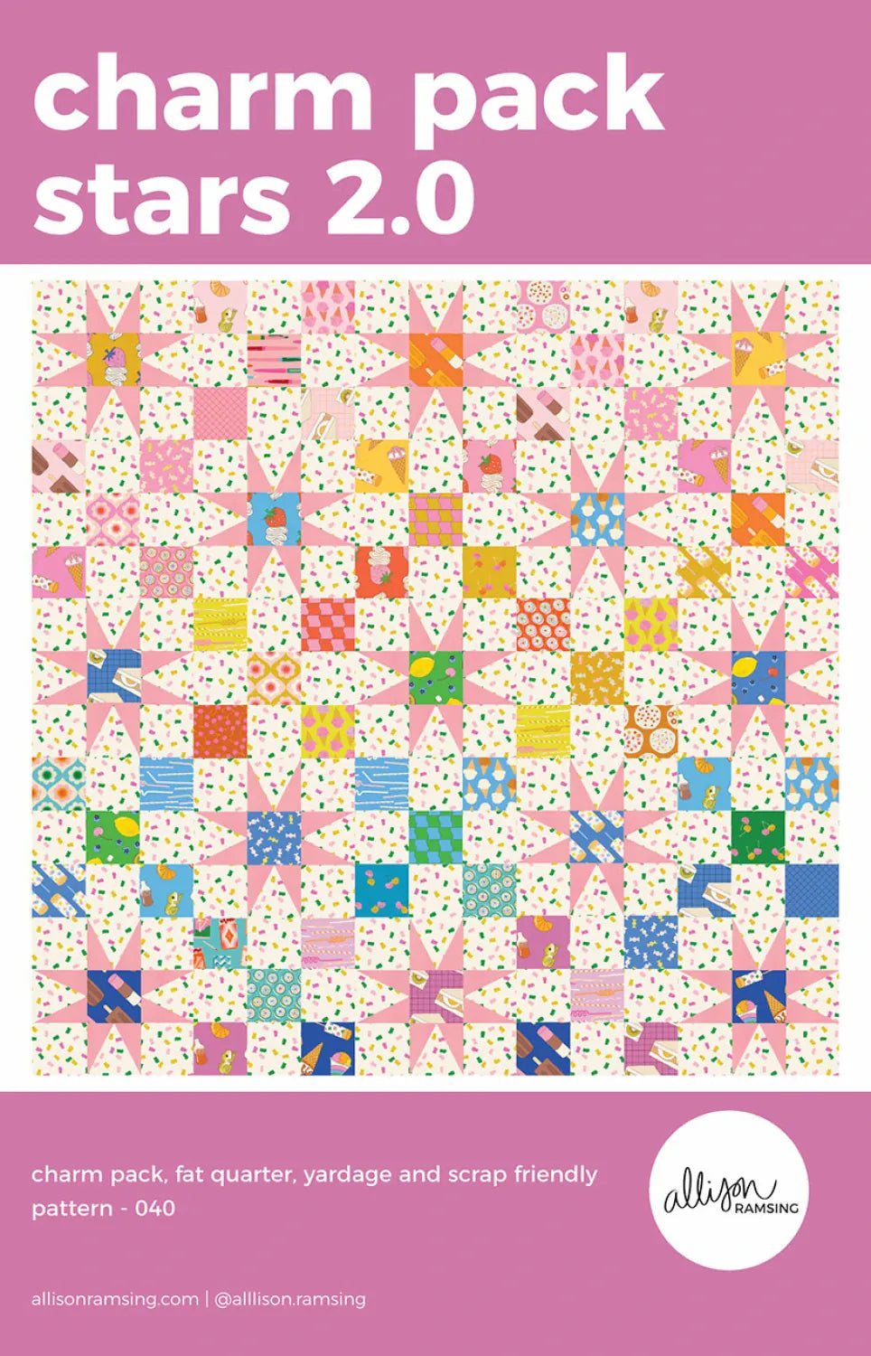 Charm Pack Stars 2.0 Pattern Charm Pack Stars 2.0 Pattern