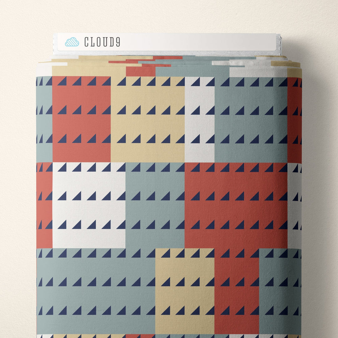 American Bold by Frank Lloyd Wright - Imperial, Red/Navy