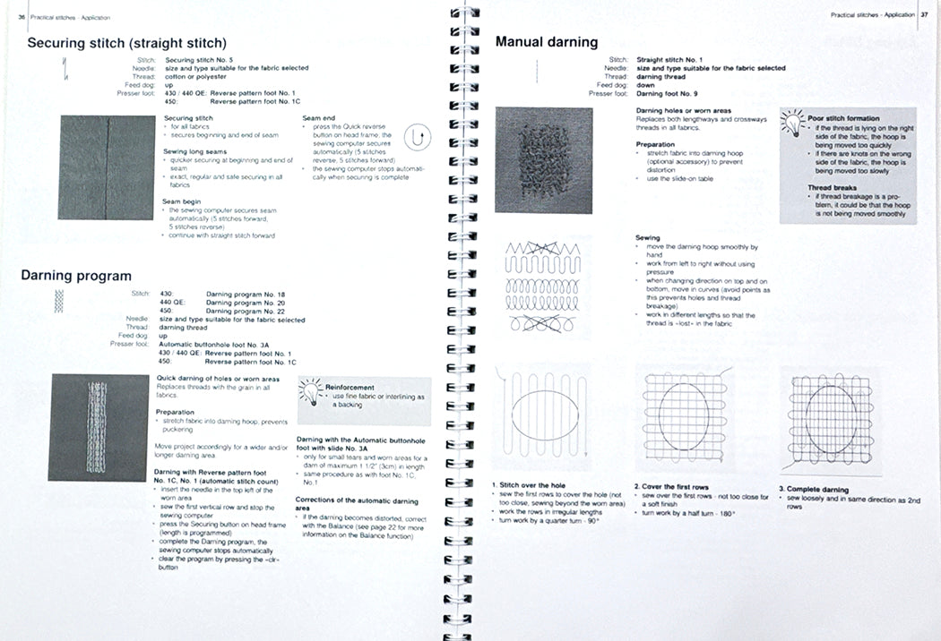 Previously Loved Original Bernina Aurora 430/440 QE/450 Manual