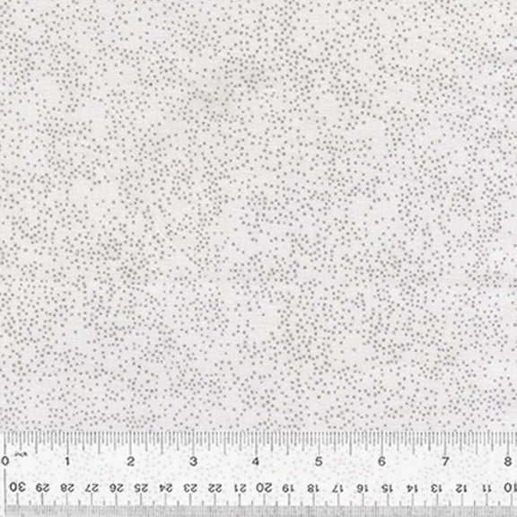 BeColourful Blush Batiks - Silver Dots White