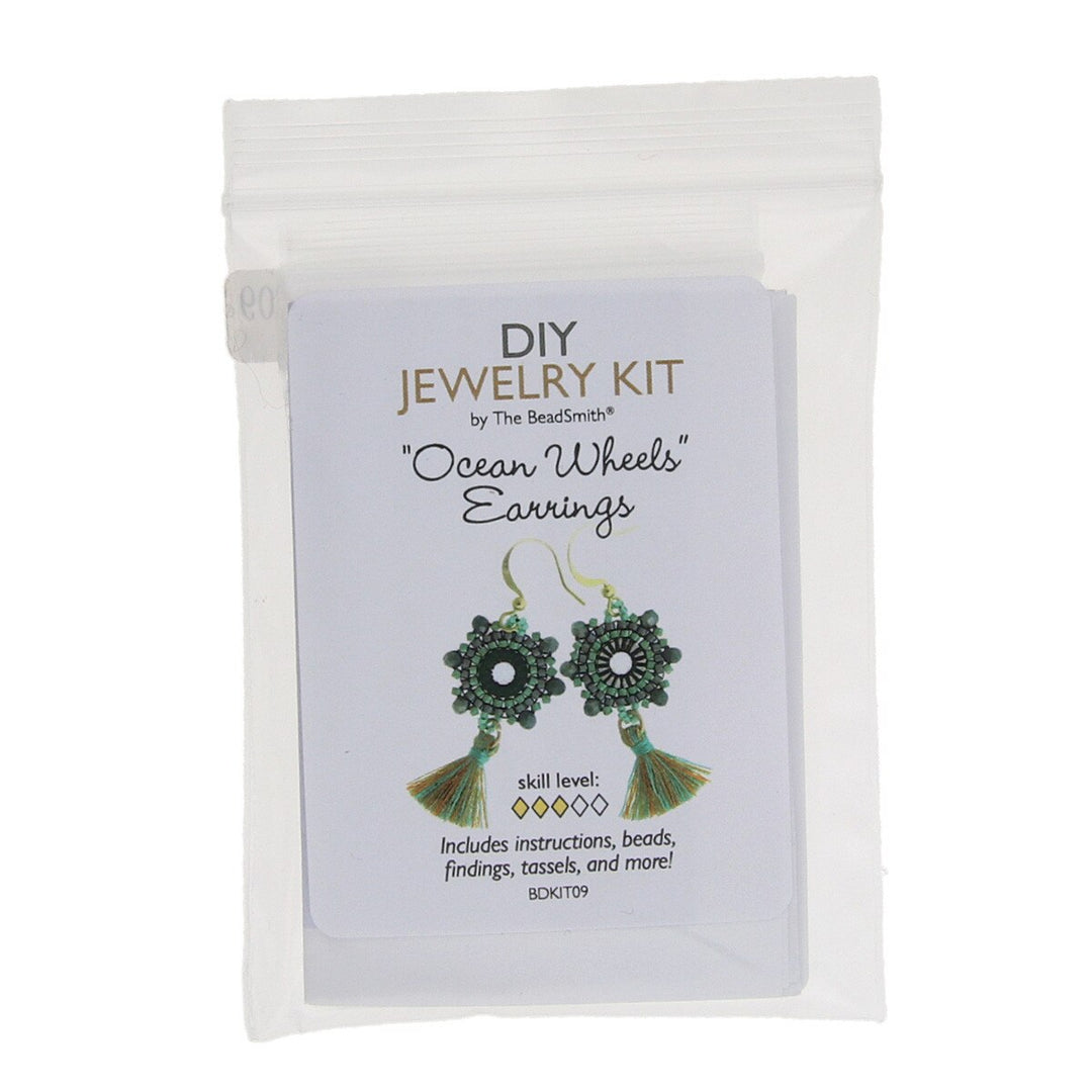 Ocean Wheels Earrings DIY Jewelry Kit