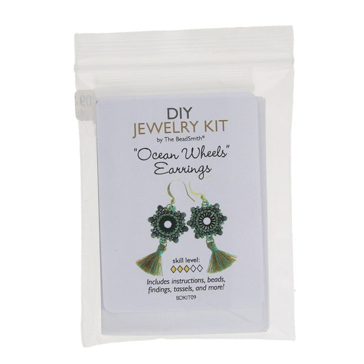 Ocean Wheels Earrings DIY Jewelry Kit