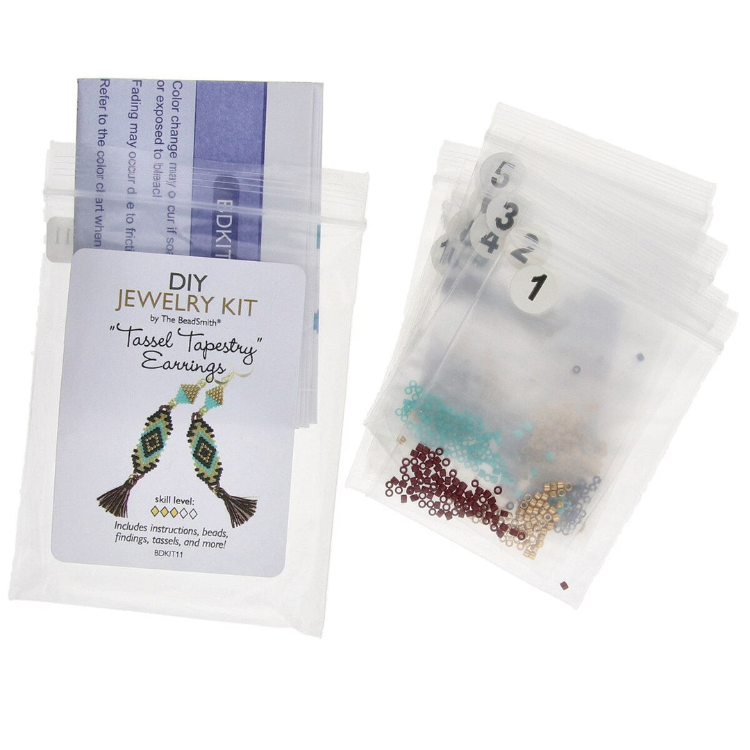 Tassel Tapestry Earrings DIY Jewelry Kit