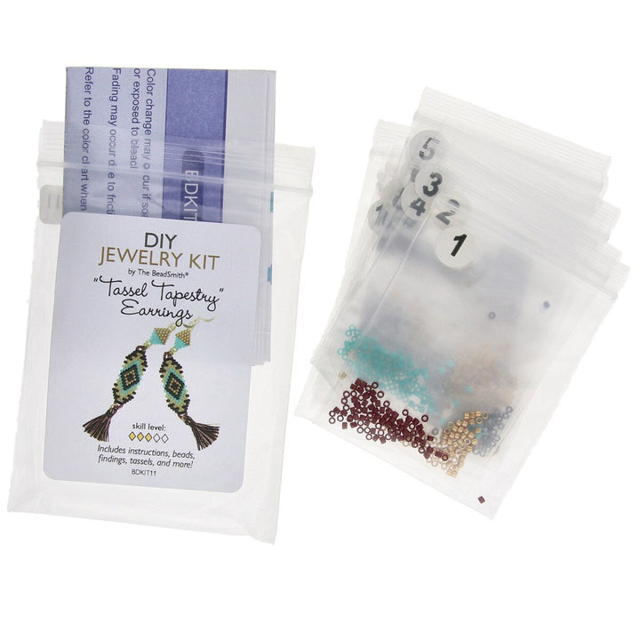 Tassel Tapestry Earrings DIY Jewelry Kit