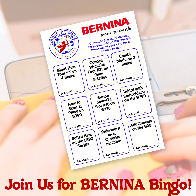 June 5-6: You’re Invited to BERNINA Bingo