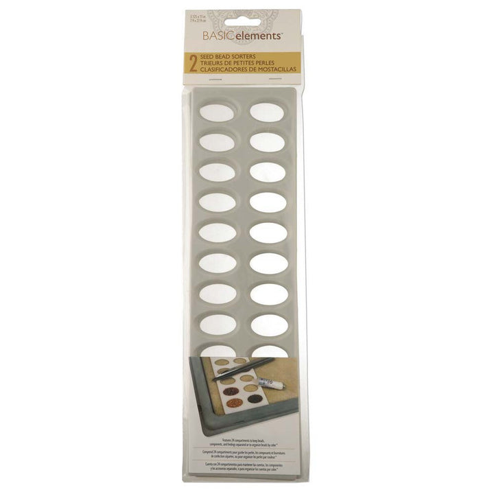 24-Hole Seed Bead Project Sorter, 2 pack