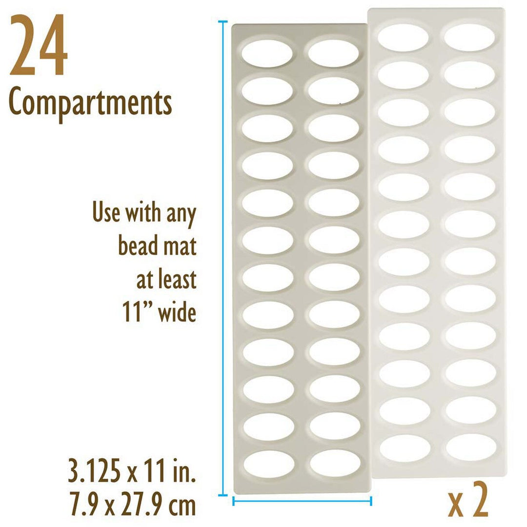 24-Hole Seed Bead Project Sorter, 2 pack