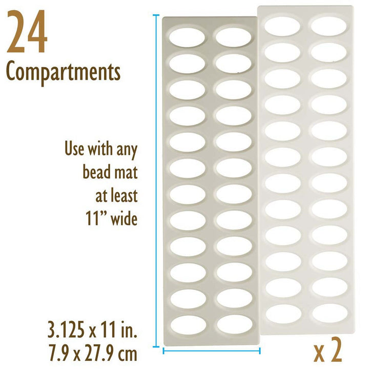 24-Hole Seed Bead Project Sorter, 2 pack