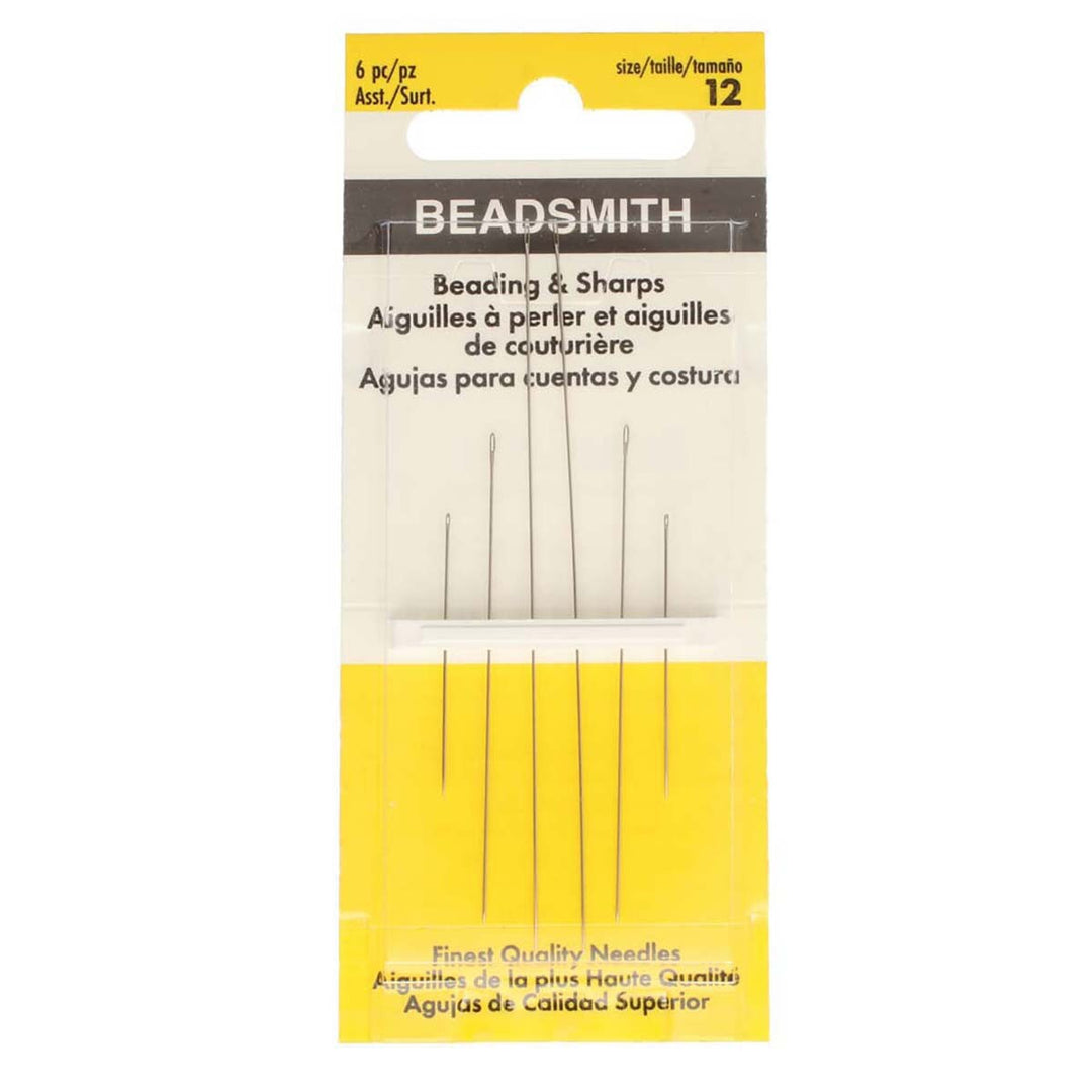 John James Beading Needles Size 12 SHARP Pack of 6