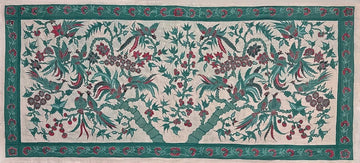 Batik Panel/Sarong - Perching Peacocks, Large, 75 x 36in Batik Panel/Sarong - Perching Peacocks, Large, 75 x 36in