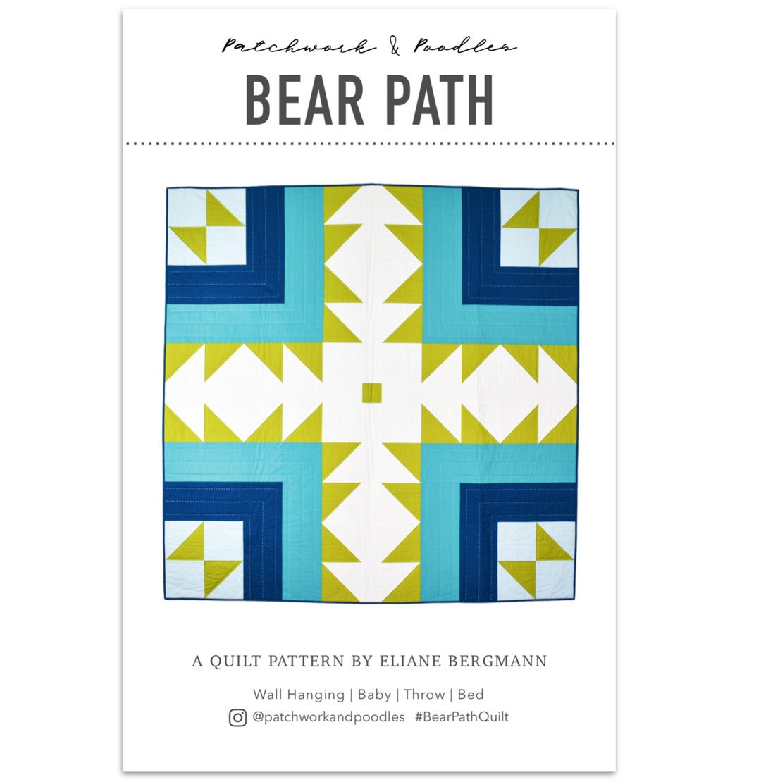 Bear Path Quilt Pattern by Eliane Bergmann