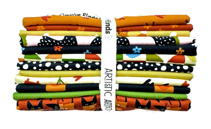 Bok Bok Meow - Fat Quarter Fabric Bundle (12 pcs) Bok Bok Meow - Fat Quarter Fabric Bundle (12 pcs)