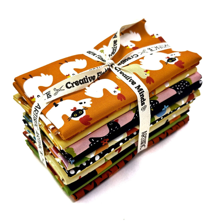 Bok Bok Meow - Fat Quarter Fabric Bundle (12 pcs) Bok Bok Meow - Fat Quarter Fabric Bundle (12 pcs)