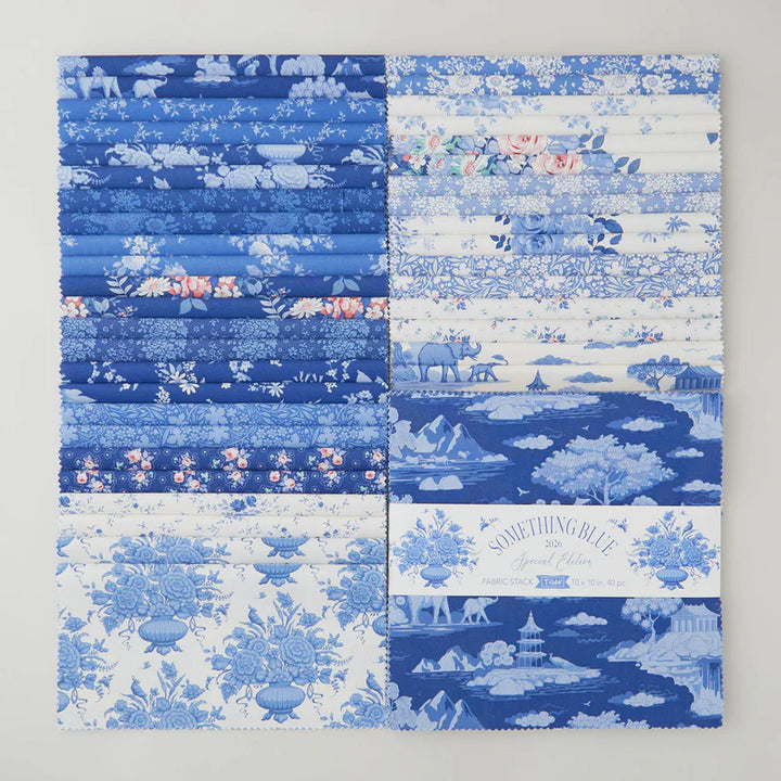 Tilda Something Blue 10" Fabric Squares, 40pcs