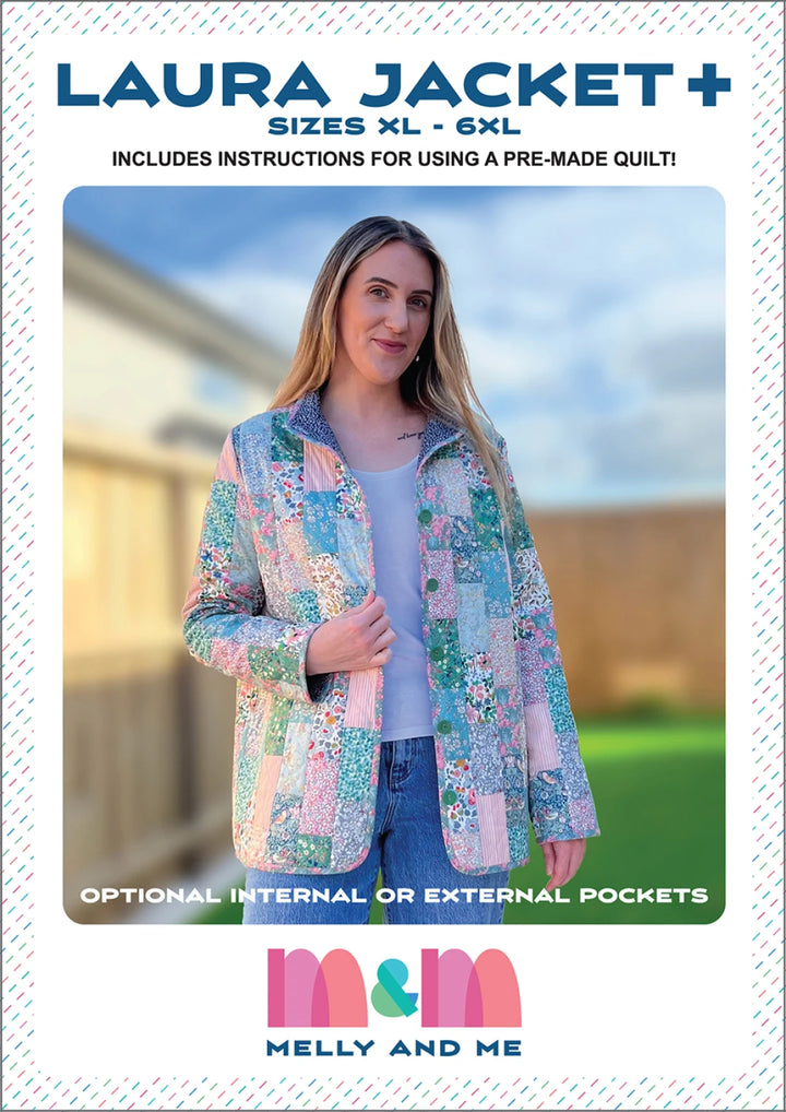 Laura Jacket Pattern Plus Sizes by Melly and Me
