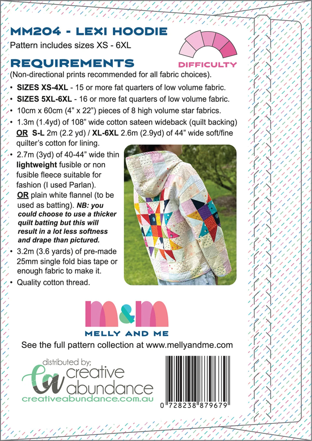 Lexi Hoodie Pattern by Melly and Me