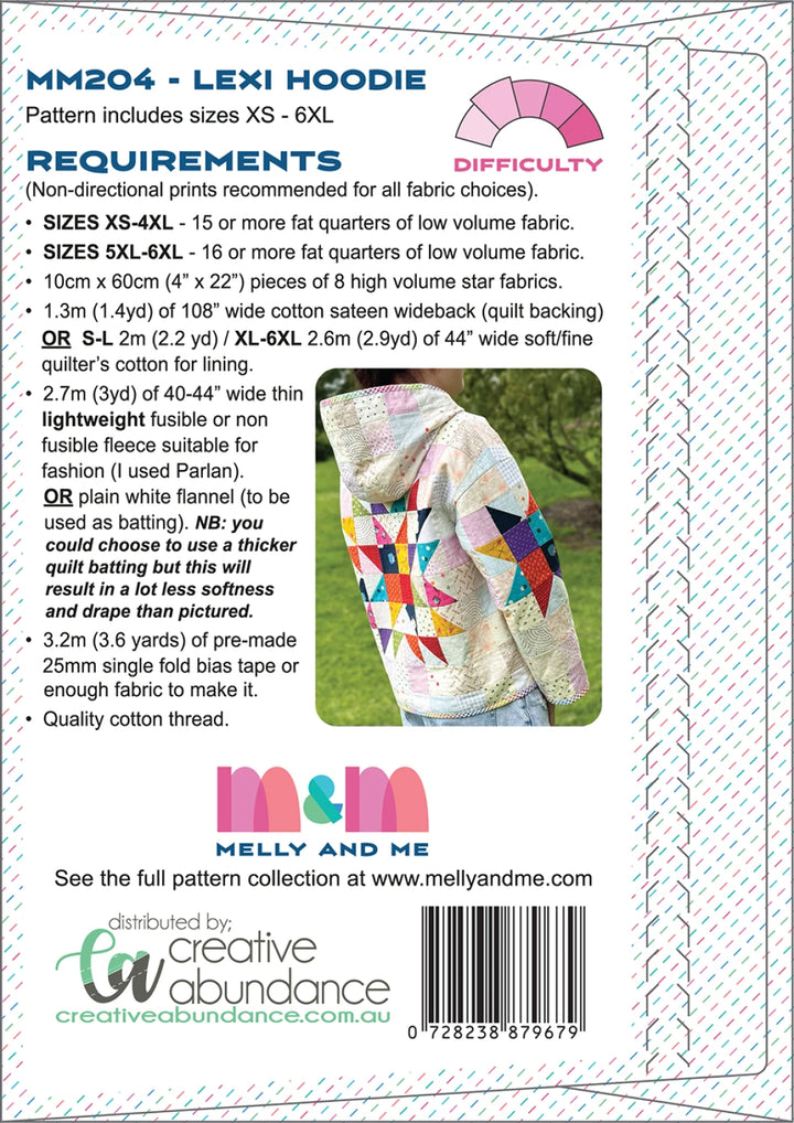 Lexi Hoodie Pattern by Melly and Me