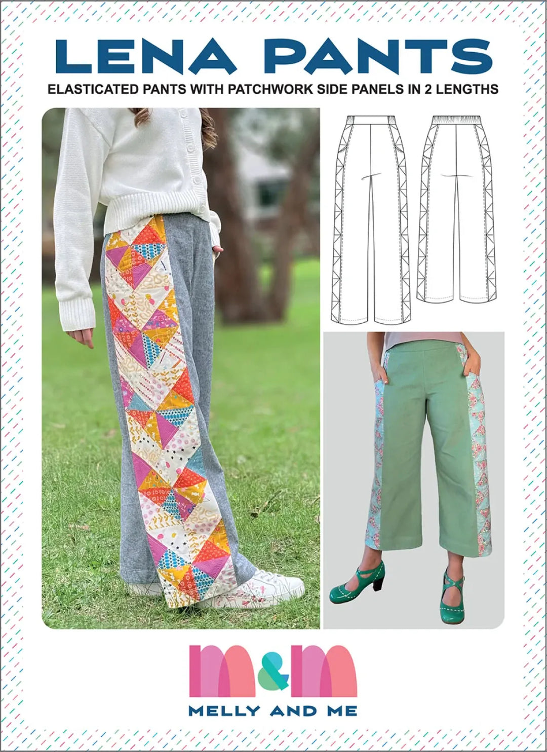 Lena Pants Pattern by Melly and Me Laura Jacket Pattern by Melly and Me