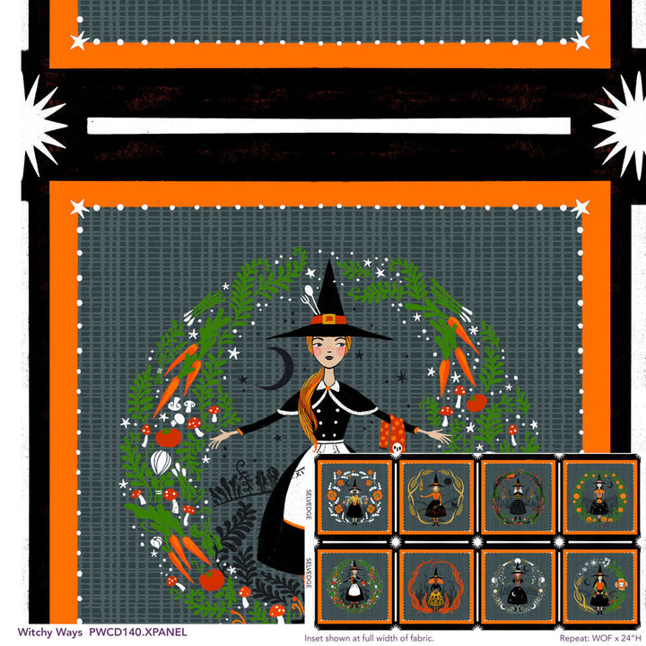 Witchy Ways Panel by Cori Dantini