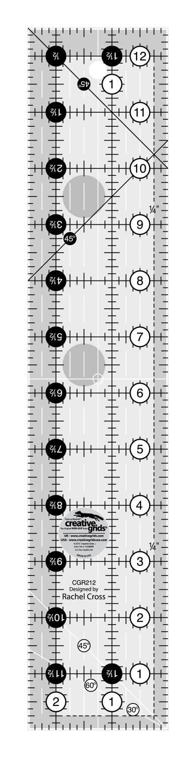 Creative Grids Ruler 2 1/2" x 12 1/2"