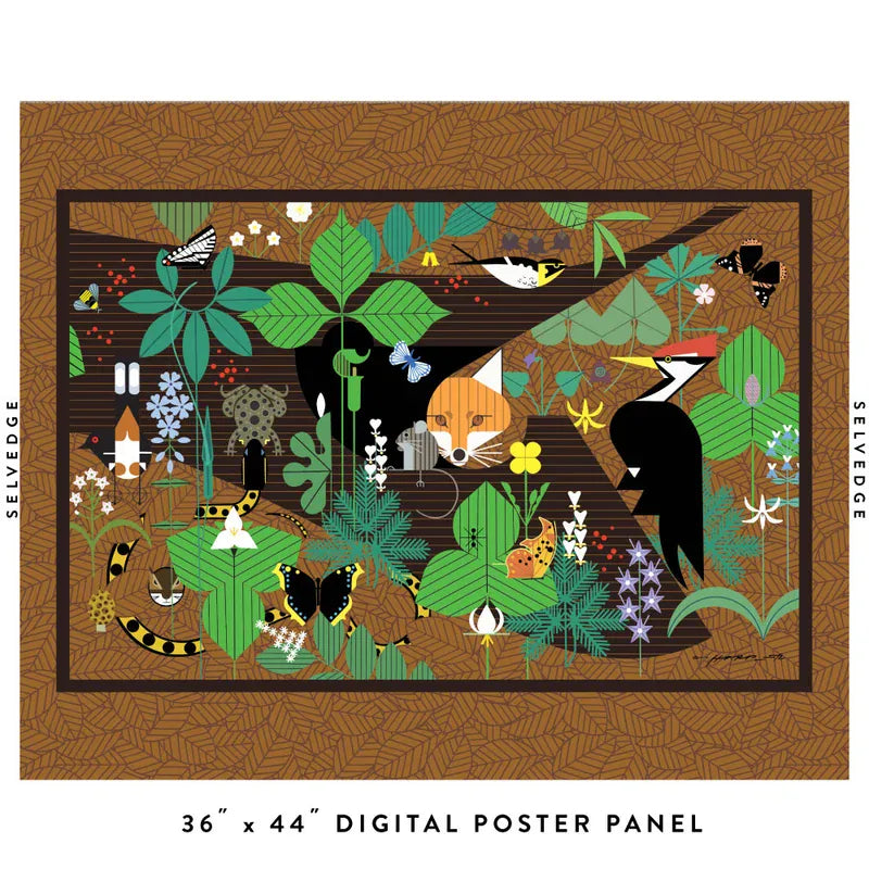 Charley Harper Woodland Wonders Poster Panel (36 in. wide) Charley Harper Woodland Wonders Poster Panel (36 in. wide)