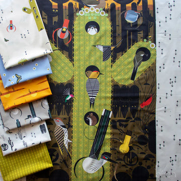 Charley Harper The Desert Fat Quarter Fabric Bundle Charley Harper The Desert Fat Quarter Fabric Bundle