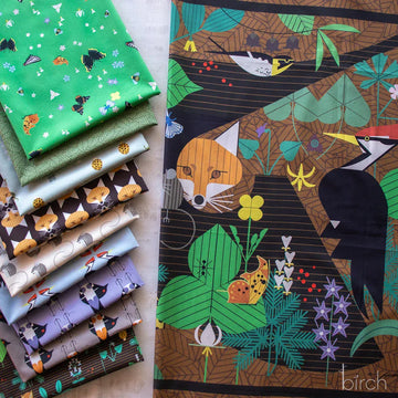 Charley Harper Woodland Wonders Fat Quarter Fabric Bundle Charley Harper Woodland Wonders Fat Quarter Fabric Bundle
