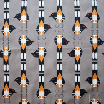 Charley Harper Woodland Wonders - Spotted Tail Blackbird, Shroom Charley Harper Woodland Wonders - Spotted Tail Blackbird, Shroom