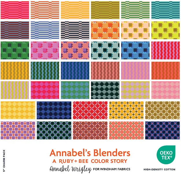 Annabel's Blenders 5" Charm Pack by Annabel Wrigley Annabel's Blenders 5" Charm Pack by Annabel Wrigley