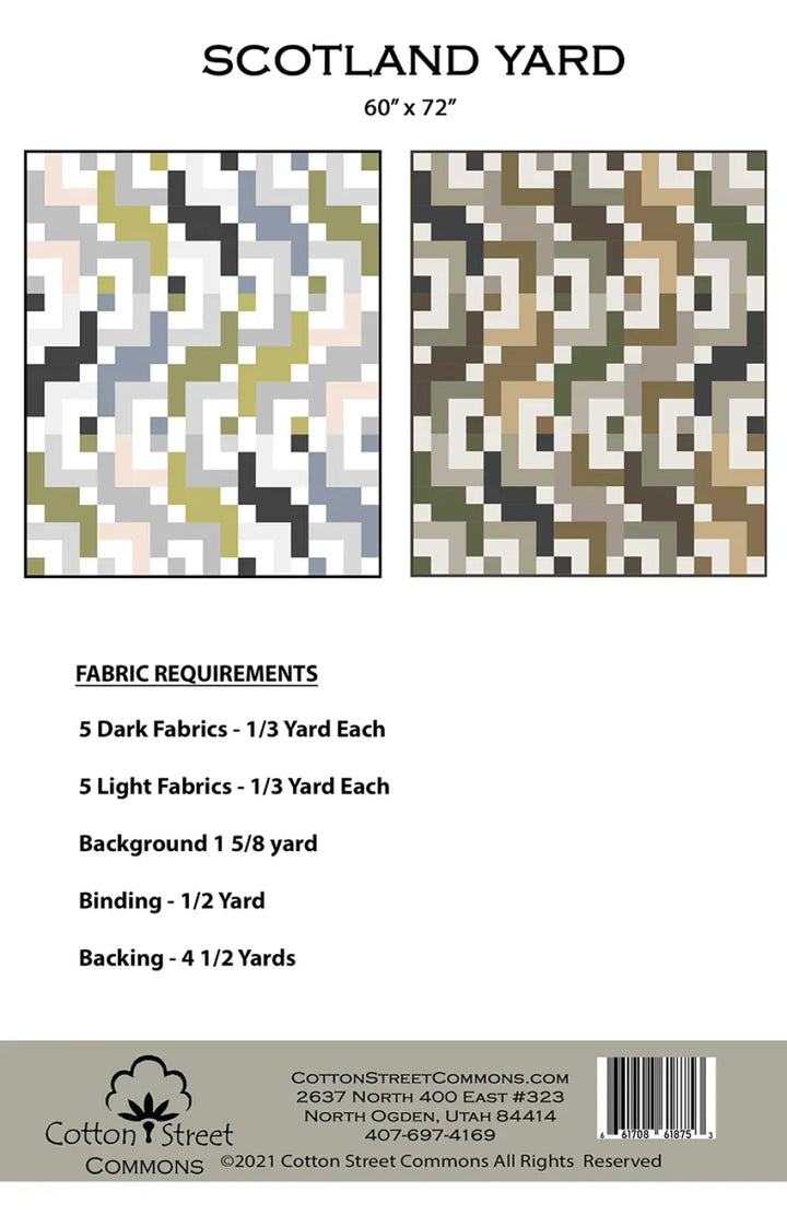 Scotland Yard Quilt Pattern