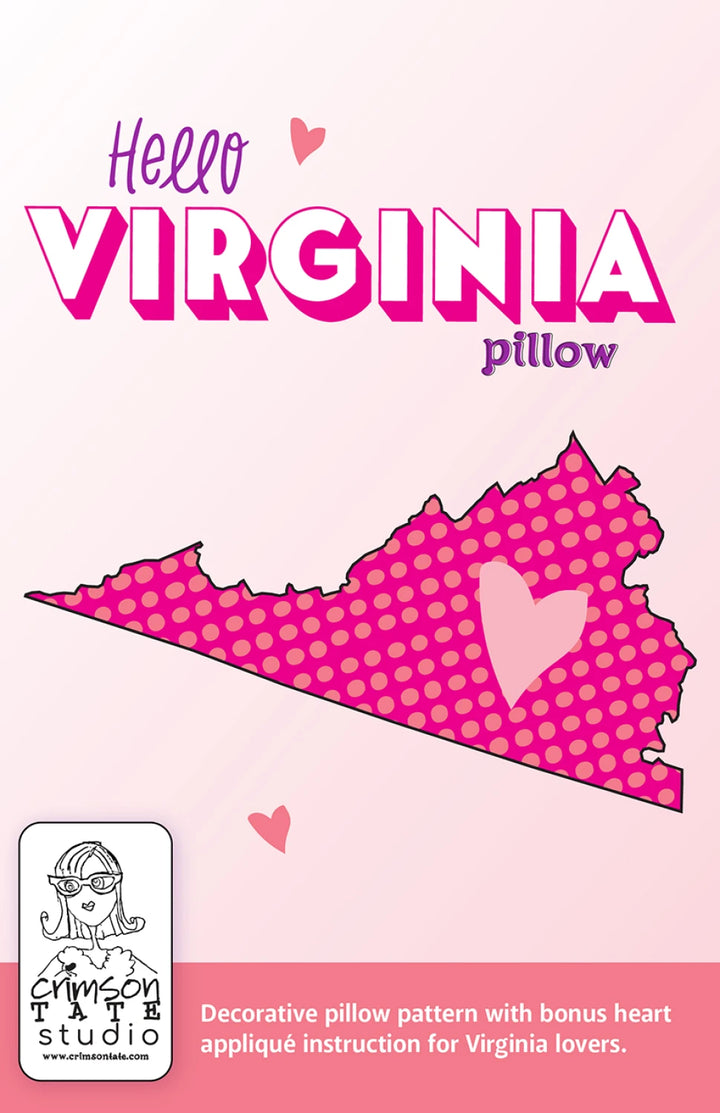 Hello Virginia Pillow Pattern