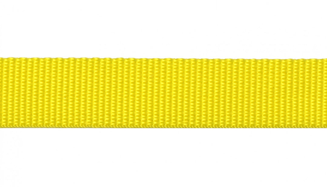 1" Polypropylene Webbing/Strapping- Bright YELLOW- sold per 3 yards