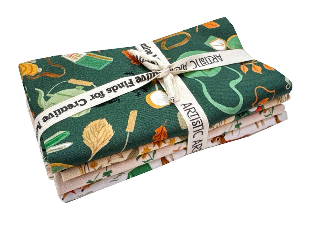 Camping Crew Fat Quarter Fabric Bundle (4 pcs)