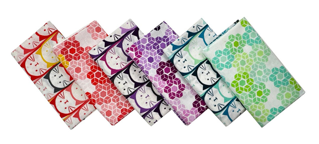 A Day Away from Cotton & Steel Fat Quarter Fabric Bundle (6 pcs)